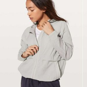 LULULEMON Light hooded Jacket Grey szS